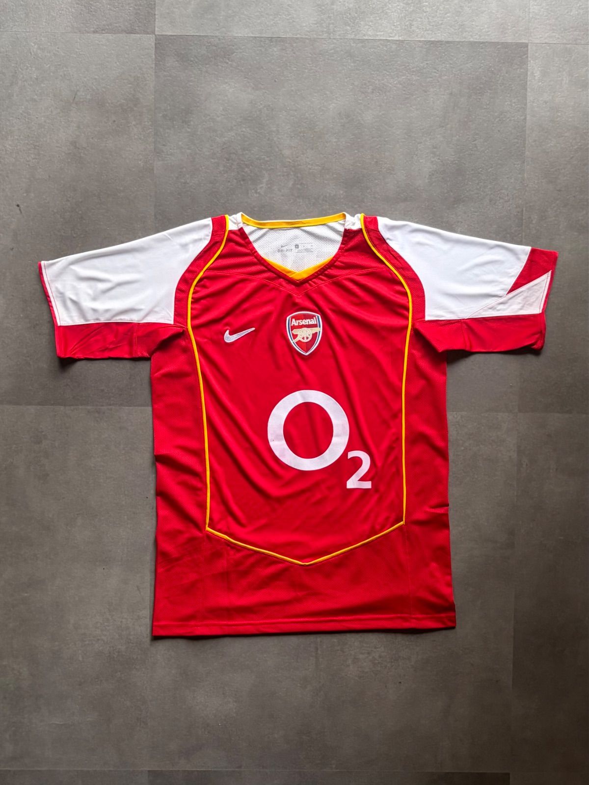 Arsenal HENRY 14 ホームユニフォーム ナイキ サッカー ゲームシャツ S レッド 6,497円