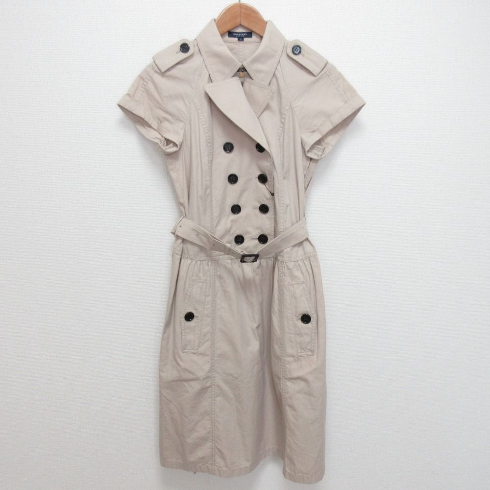 未使用 BURBERRY LONDON バーバリーロンドン トレンチワンピース サイズ40 ベージュ レディース 古着 中古 USED