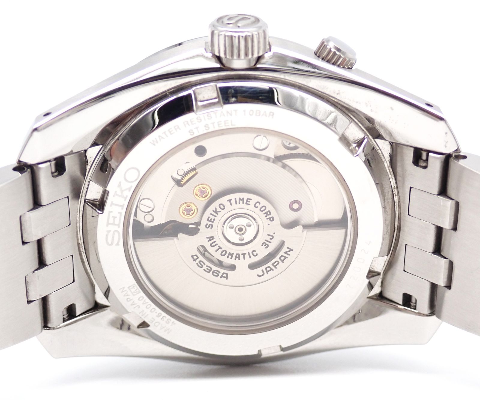 SEIKO(セイコー) メカニカルGMT 4S36-00A0/SARN001 SS ステンレス AT 自動巻き メンズ 腕時計 廃盤