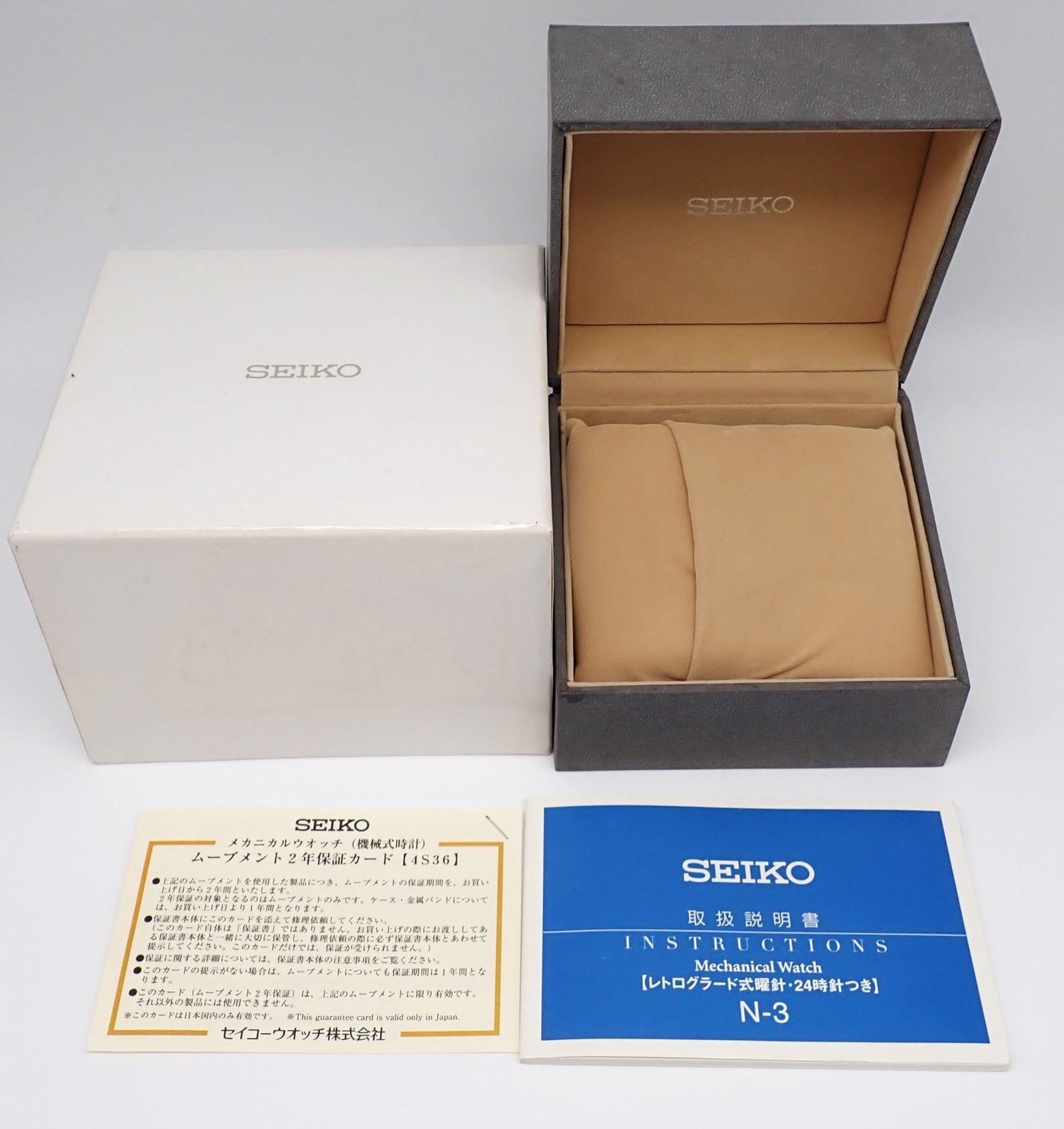 SEIKO(セイコー) メカニカルGMT 4S36-00A0/SARN001 SS ステンレス AT 自動巻き メンズ 腕時計 廃盤