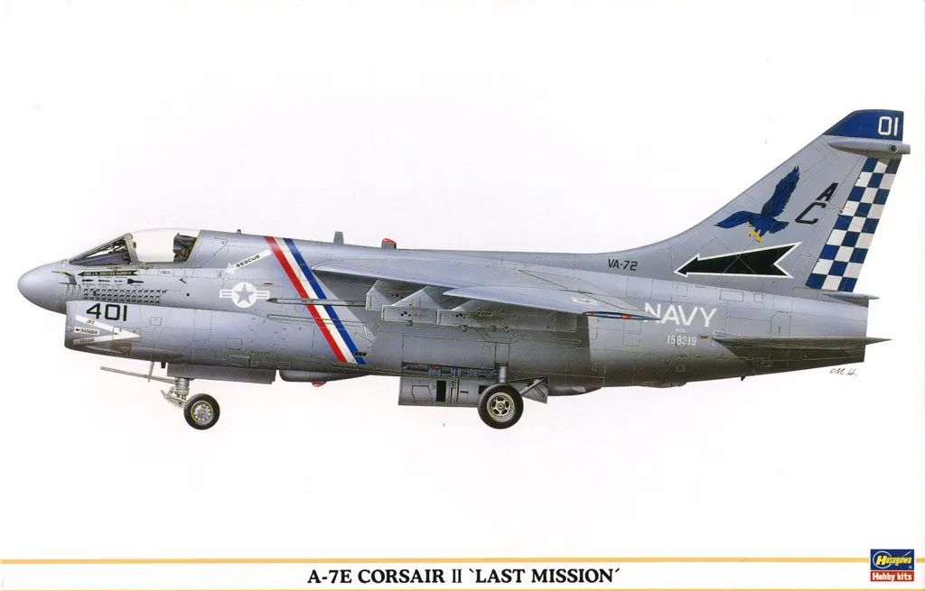 [Used] Plastic Model 1/48 A-7E Corsair II 'Last Mission' [09356]