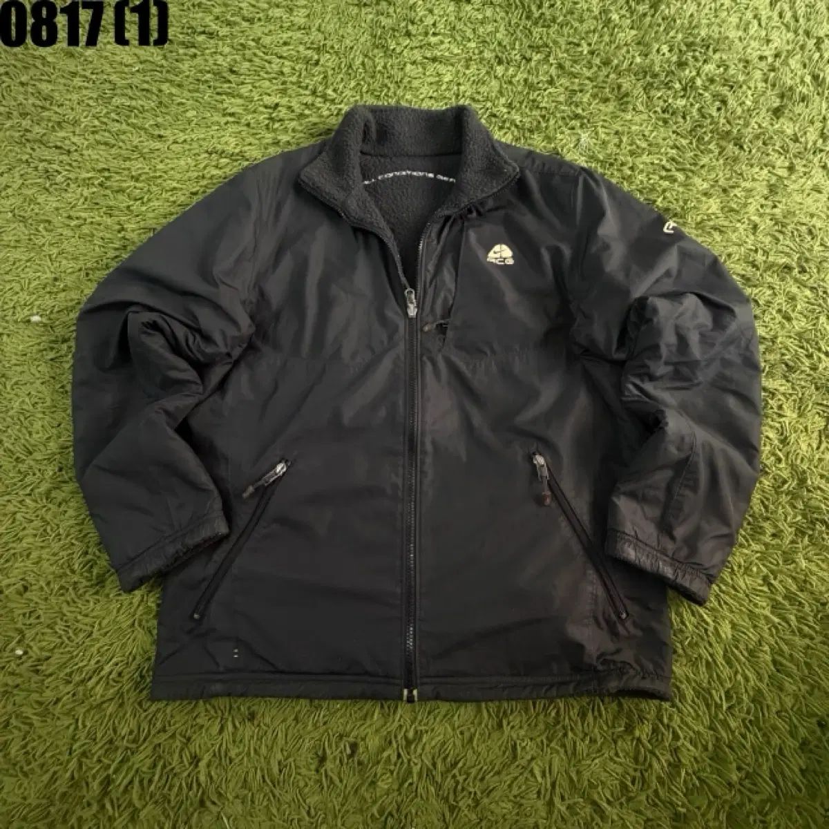 NIKE ACG フリース裏地 ウィンドブレーカー ジャケット ブラック M