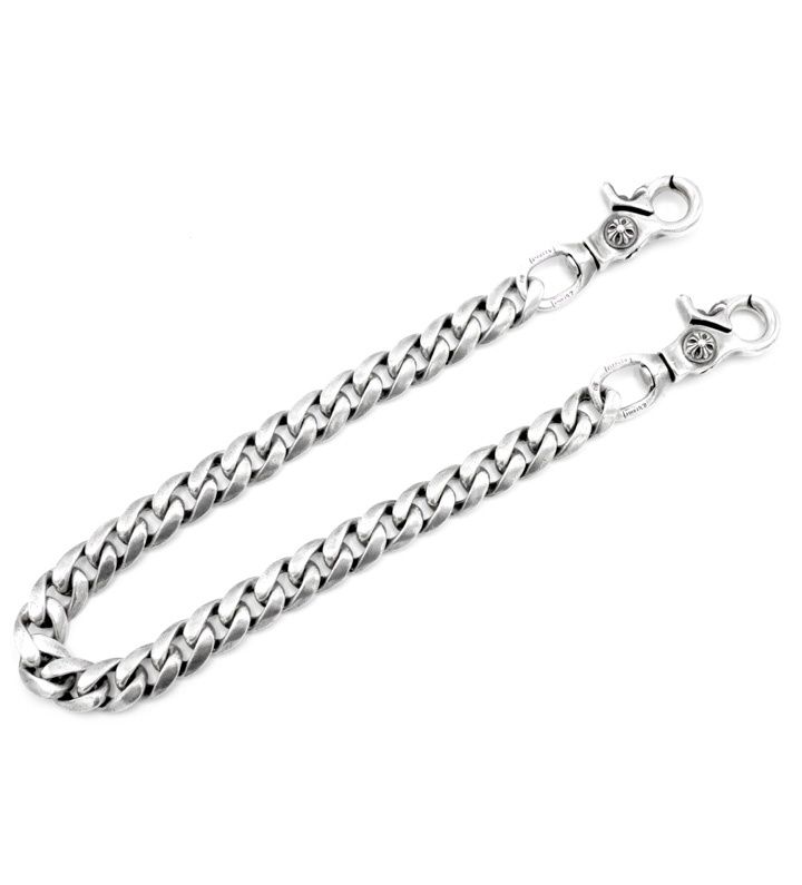 クロムハーツ CHROME HEARTS 【 CLASSIC LONG-T 2 】 2クリップ ロング クラシック シルバー ウォレット チェーン　w27839