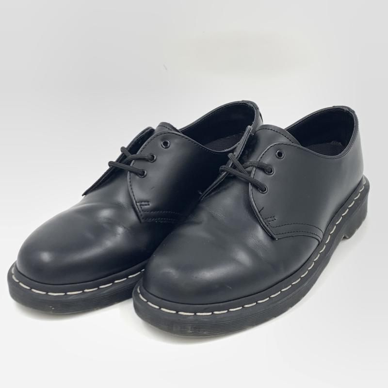 中古】Dr.Martens 1461 3ホールシューズ サイズUK8 ブラック ホワイト
