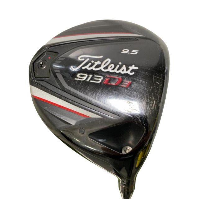 【中古】 タイトリスト 913 D3 9.5° ドライバー DR Tour AD GT-6 (フレックスS) メンズ 男性用 右利き 右用 Cランク ゴルフクラブ