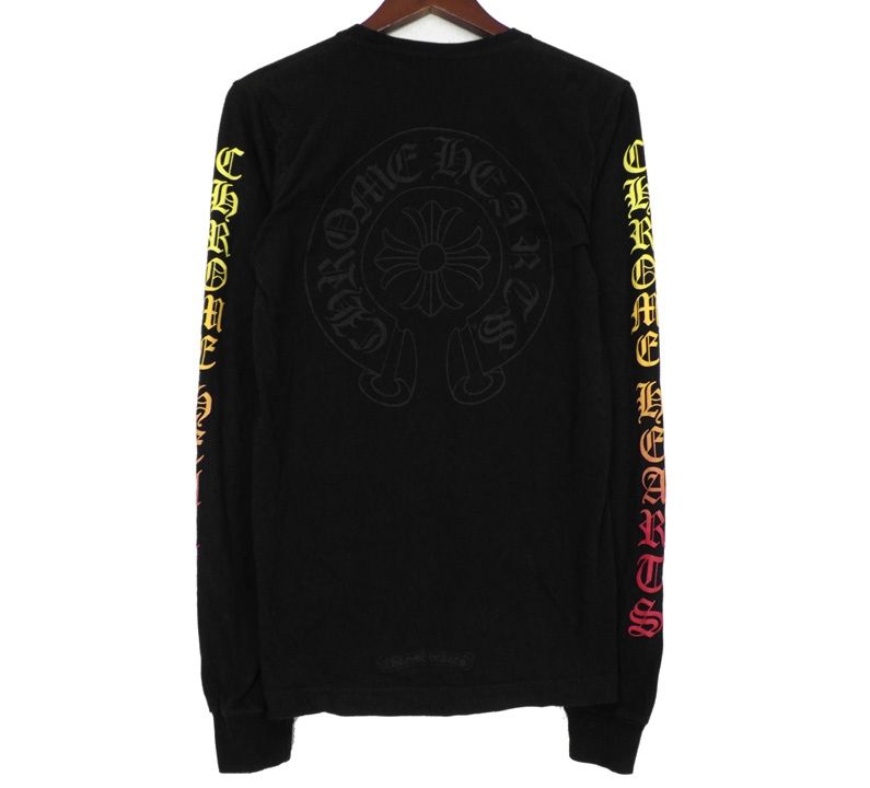 CHROME HEARTS LONDON 長袖カットソー クロムハーツ CHROME HEARTS 【 CH LS NECK LOGO 】 ネックロゴ バック