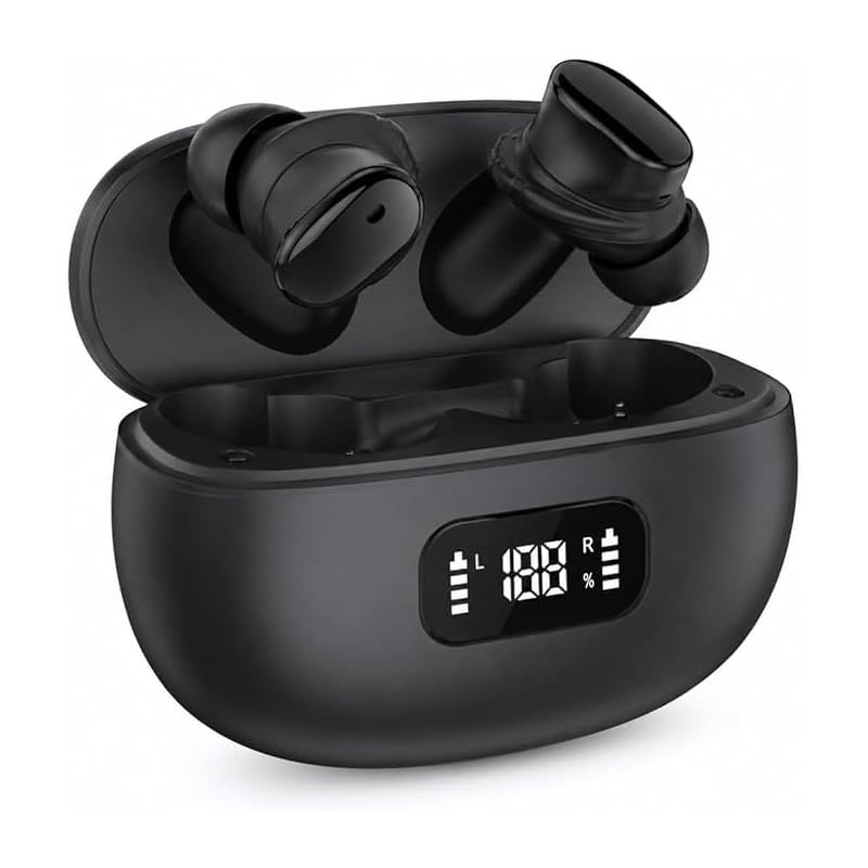 【新品】 Bluetoothイヤホン ワイヤレスイヤホン 6つのシリコンマイク搭載 AIスマートENC通話ノイズキャンセリング IPX7防水 最大65時間再生 2026年最新Bluetooth5.4ブルートゥースイヤホン 全音域HIFI音質低遅延接続瞬時W 0