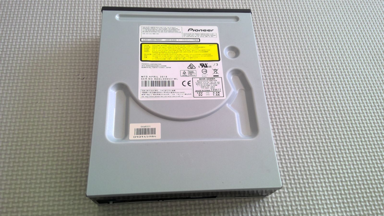 【A1-1-0146】Pioneer BDR-209BK　内蔵BDドライブ