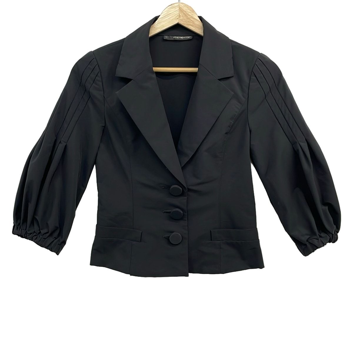 FOXEY NEW YORK(フォクシーニューヨーク) ジャケット サイズ38 M レディース - 25442 黒 長袖/春 7,007円