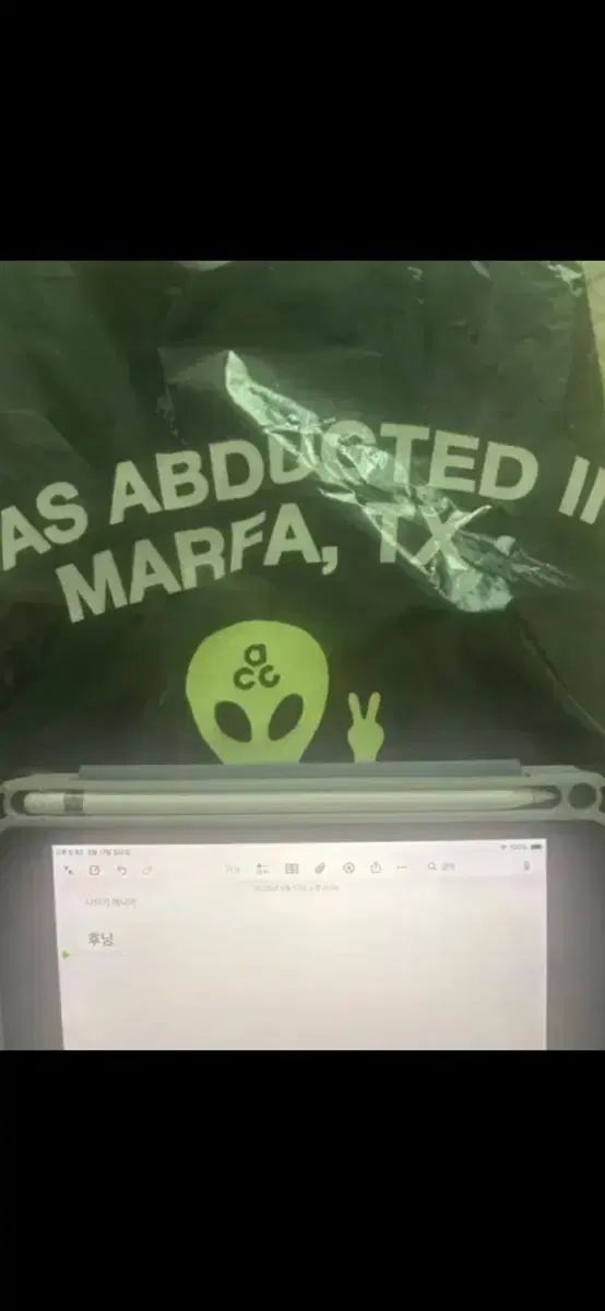 NIKE ACG ALIEN ヤクモウ ルーズフィット Tシャツ ブラック