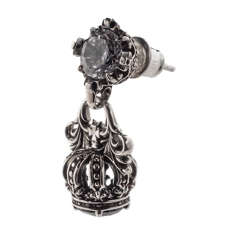 [アルテミスキングス]ARTEMISKINGS ノーブルクラウンピアス 片耳分 AKE0109 シルバーアクセサリー メンズ レディース ブランド ジュエリー 銀 イヤリング シルバーピアス ドロップピアス