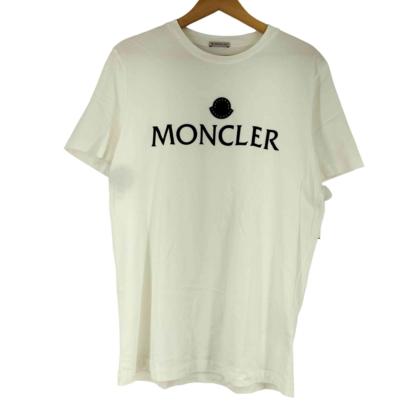 モンクレール MONCLER フロッキーロゴ SS TSHIRT メンズ JPN：L