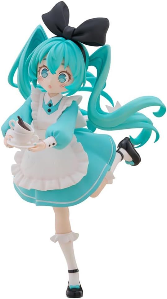 フリュー デスクトップフェアリー 初音ミク 不思議の国ver. フィギュア 塗装済み完成品 ノンスケール プラスチック製 AMU-TNL0147