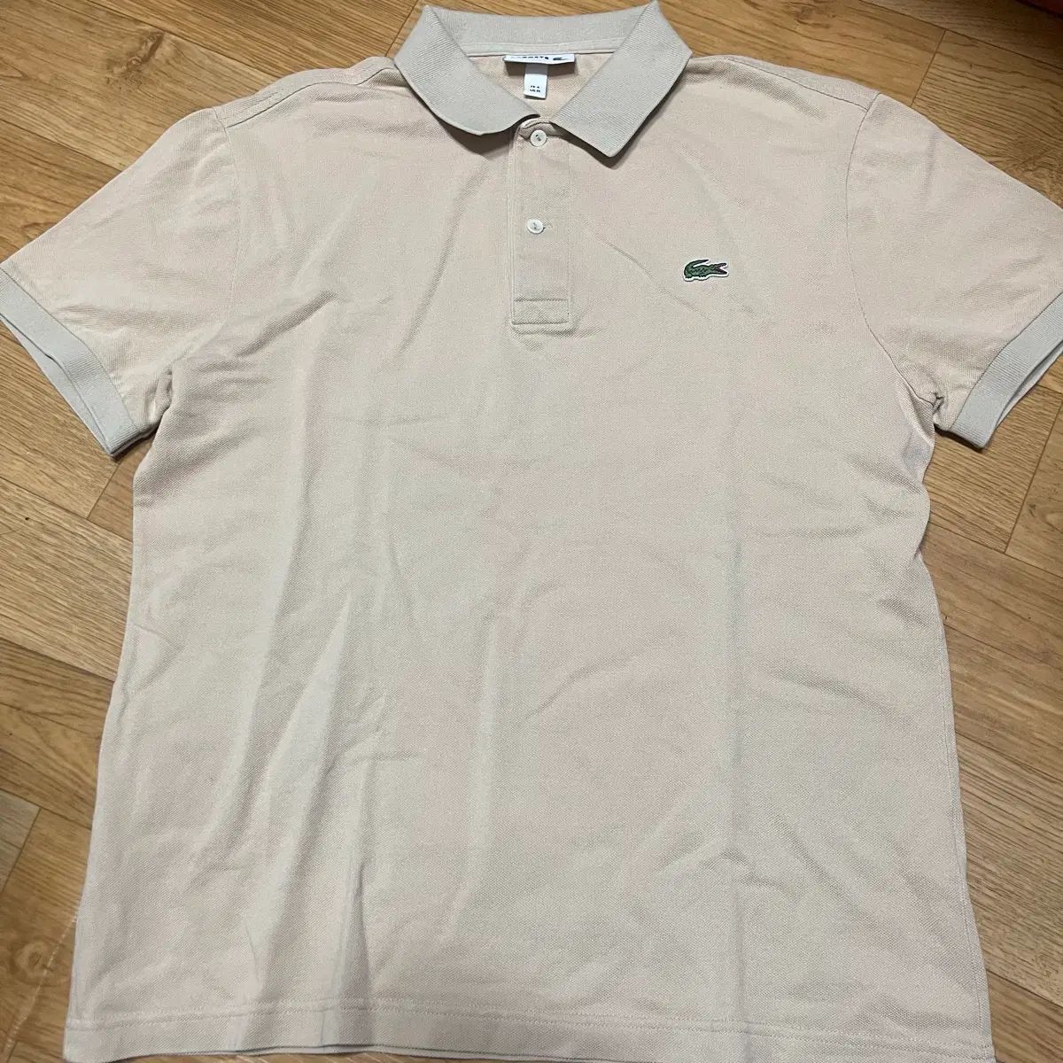LACOSTE ラコステ カラーTシャツ フレンチレギュラーフィット 半袖 ベージュ 100サイズ(4サイズ)