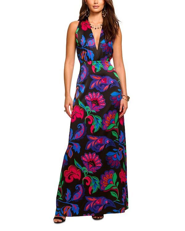 レイミー ブルック レディース トップス ワンピース Ramy Brook Martin Gown Black Multi Floral ブラック