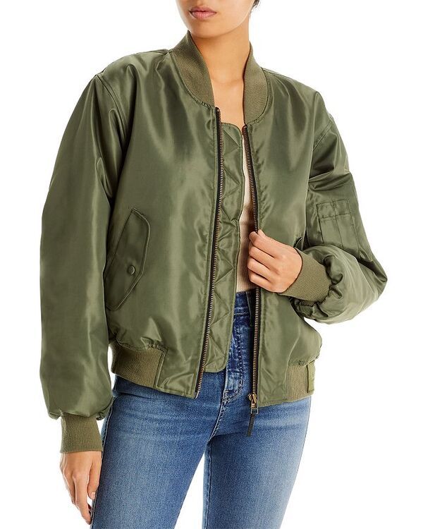 アニービン レディース アウター ジャケット・ブルゾン Anine Bing Leon Bomber Jacket Army Green グリーン