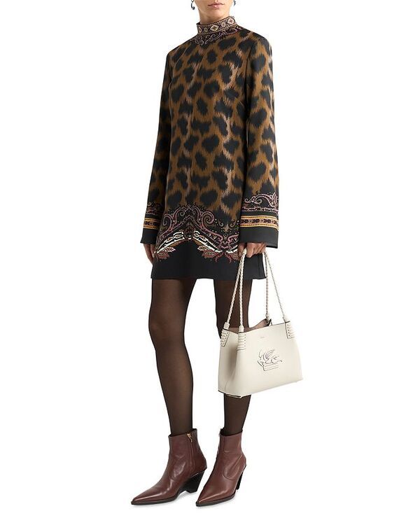 エトロ レディース トップス ワンピース A ライン プリント ミニ Etro Printed Mini A Line Dress Print On B