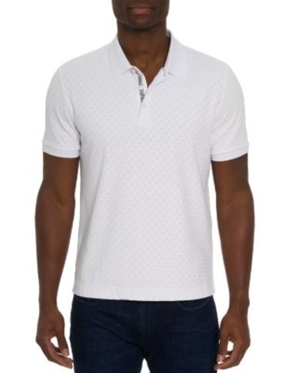 ロバートグラハム メンズ トップス ポロシャツ Robert Graham Elias Classic Fit Short Sleeve Polo Shirt White ホワイト