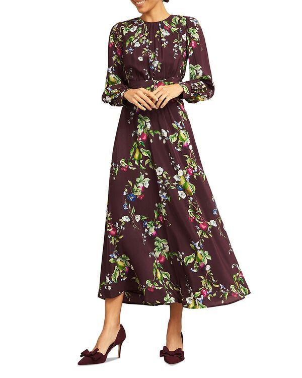 ホッブスロンドン レディース トップス ワンピース シルク HOBBS LONDON September Limited Collection Iford Silk Dress Onyx Red レッ