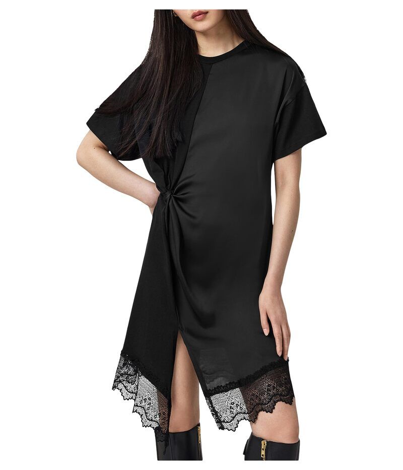 オールセインツ レディース トップス ワンピース レース AllSaints Lana Lace Dress Black ブラック