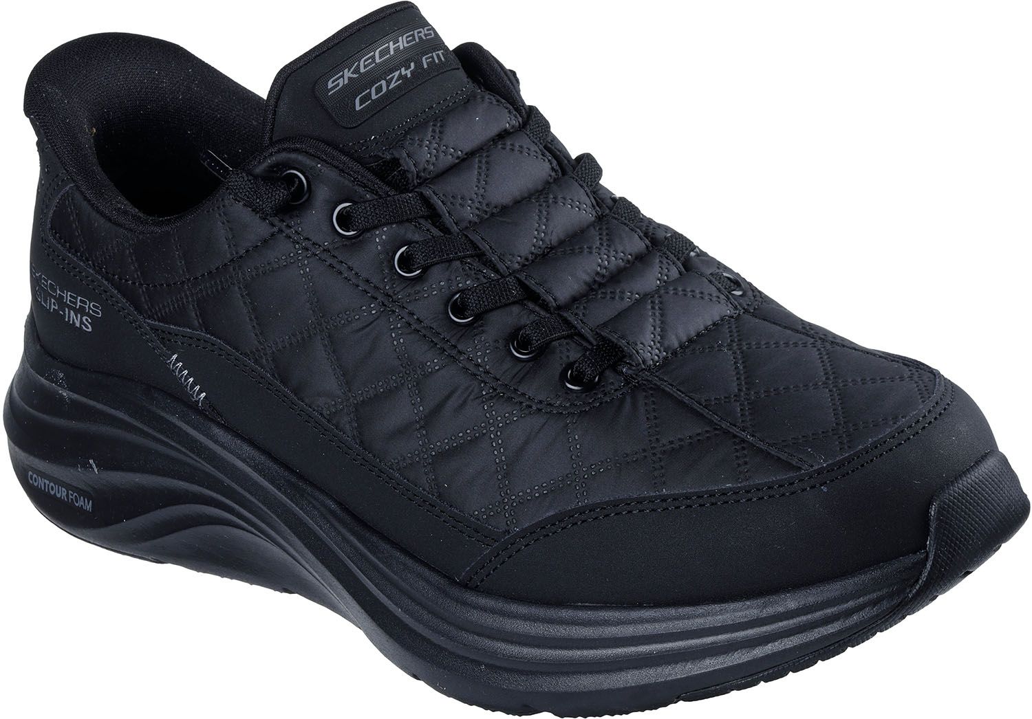スケッチャーズ SKECHERS CONTOUR FOAM-COZY 232619 BBK ブラック 31.0