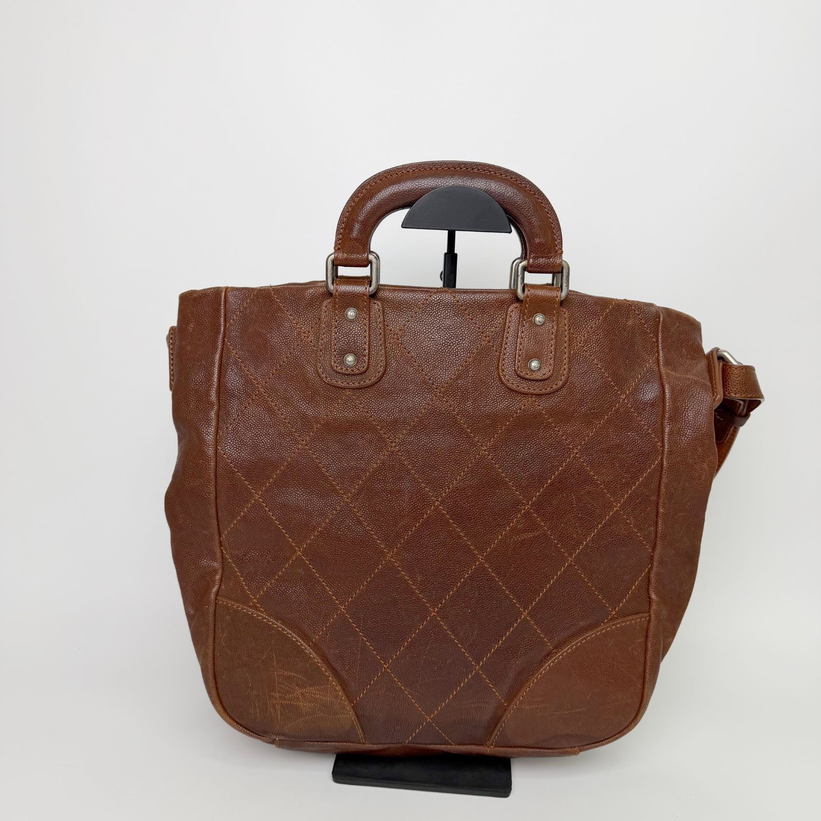 中古】CHANEL シャネル ココマーク キルティング 2WAY ハンドバッグ