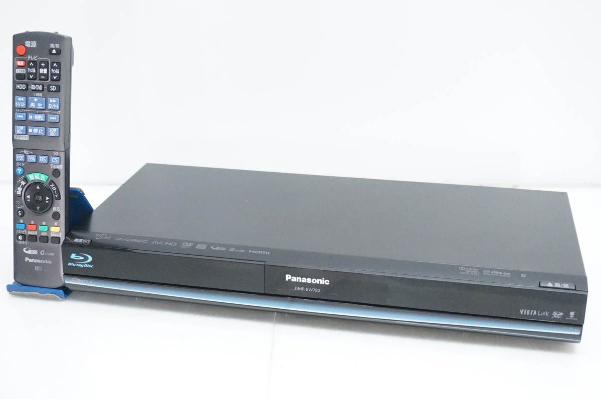 【中古】Panasonicパナソニック HDD搭載ハイビジョンブルーレイディスクレコーダー DIGA HDD750GB DMR-BW780-K 17,736円