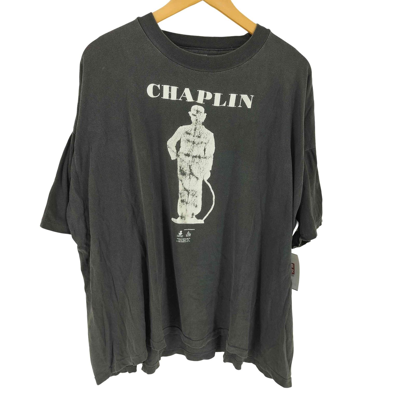 ユーズドフルギ USED古着 90S 袖・裾シングル コメディ アクター ムービー プリント Tシャツ メンズ 表記無 8,617円
