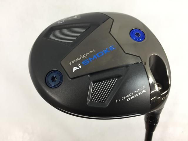 返品OK 【中古ゴルフクラブ】【美品】キャロウェイ PARADYM (パラダイム) Ai SMOKE Ti 340 MINI ドライバー 2024 (日本仕様) TENSEI 60 for Callaway 1W