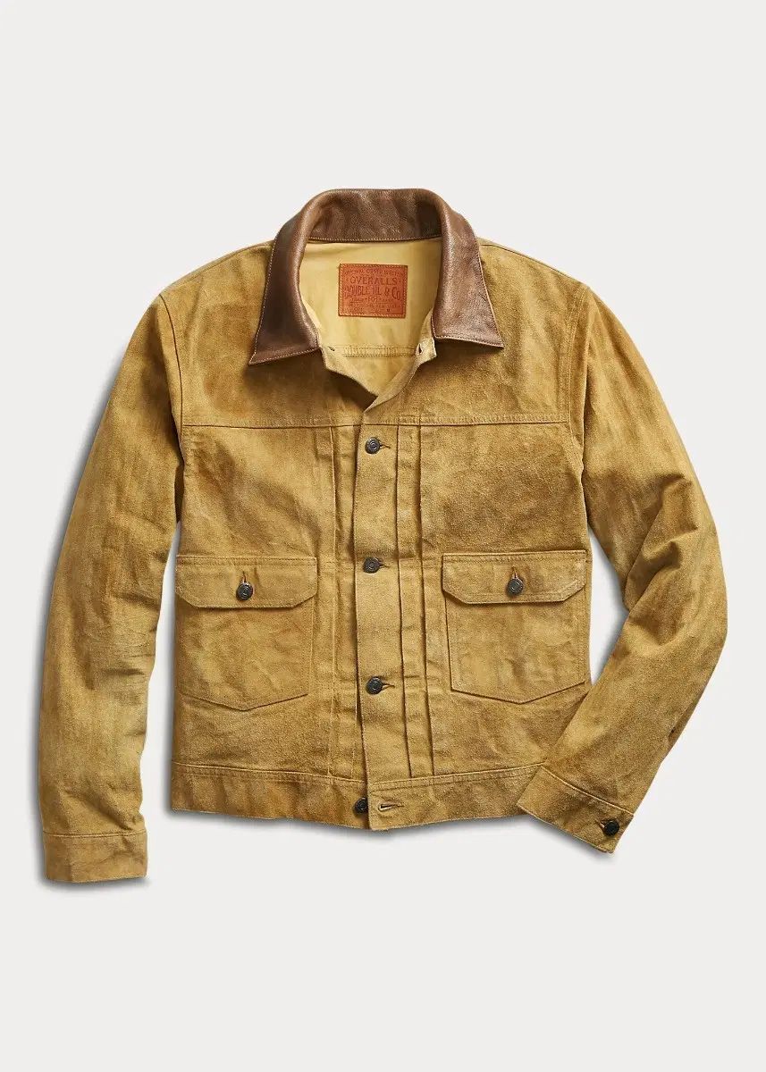 RRL(ダブルアールエル) ラフアウト スウェード トラッカー ジャケット