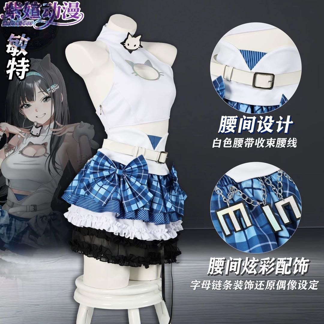 新品未使用 コスプレ衣装　勝利の女神ニケ　メガニケ　ロリ服　　ミント　記念新衣装・ライブ衣装