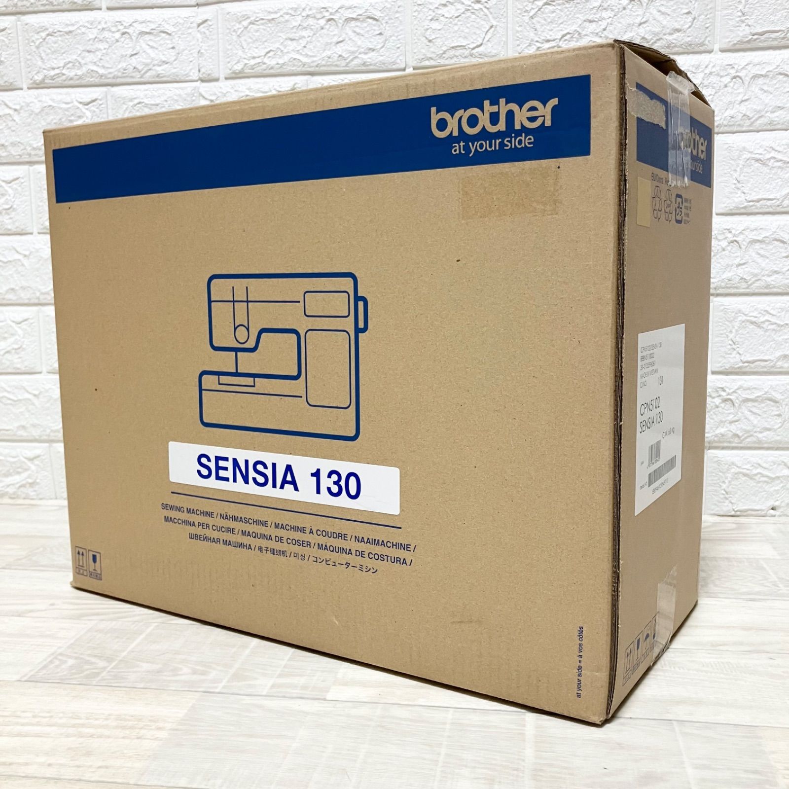 【新品 未使用】brother ブラザー コンピュータミシン SENSIA 130 CPN5102 外箱付 裁縫