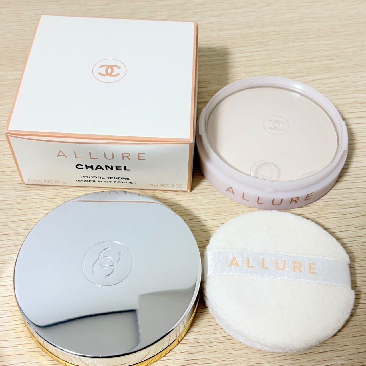 新品未使用 シャネル アリュール ボディ パウダー 85g