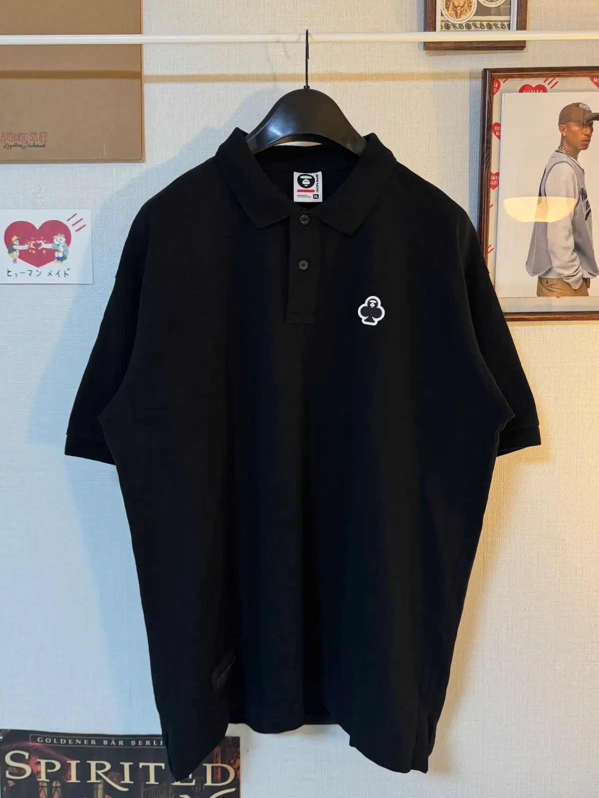 AAPE エイプ クローバ パッチ 半袖 カラーTシャツ 6,784円