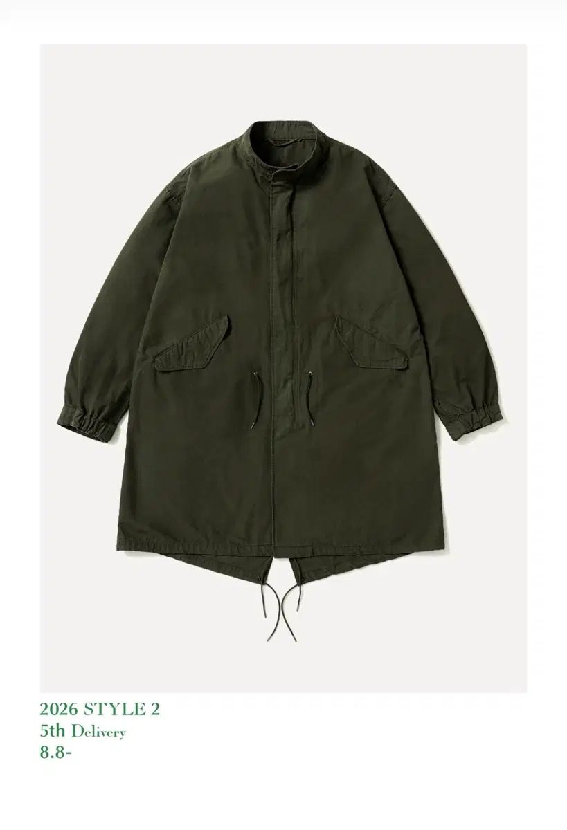 3 アプレッセ 26fw フィッシュテール ジャケット オリーブ 【公式通販】