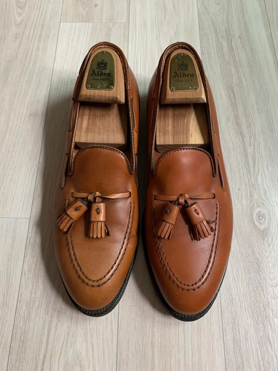 ALDEN コニャック タッセルローファー 9 5D