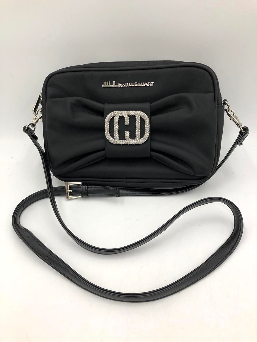 JILL BY JILL STUART JILL BY JILL STUART WINK J RIBBON POCHETTE SHOULDER BAG BLACK ■■ WOMEN