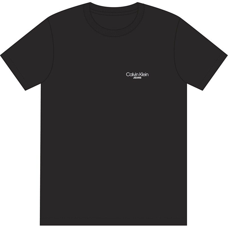 カルバンクライン メンズ トップス Tシャツ プリント Calvin Klein Jeans CKJ Back Print Tee Sn10 Black UB1 ブラック
