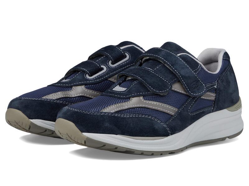 サス メンズ シューズ スニーカー メッシュ Sas JV Mesh Adjustable Comfort Walking Sneaker Blue ブルー