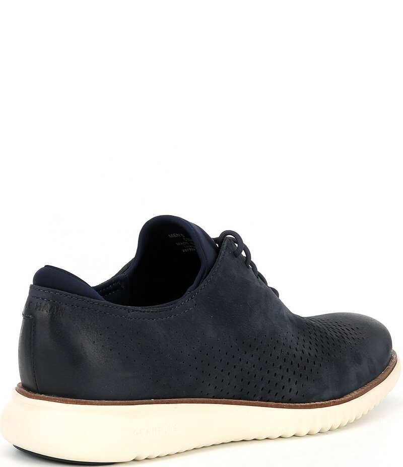 コールハーン メンズ シューズ ドレスシューズ ウィングチップ オックスフォード Cole Haan Mens 2ZEROGRAND Perforated Nubuck Laser Wingtip O