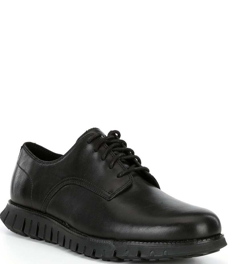 コールハーン メンズ シューズ ドレスシューズ オックスフォード レザー Cole Haan Mens ZEROGRAND Remastered Leather Plain Toe Oxfords B
