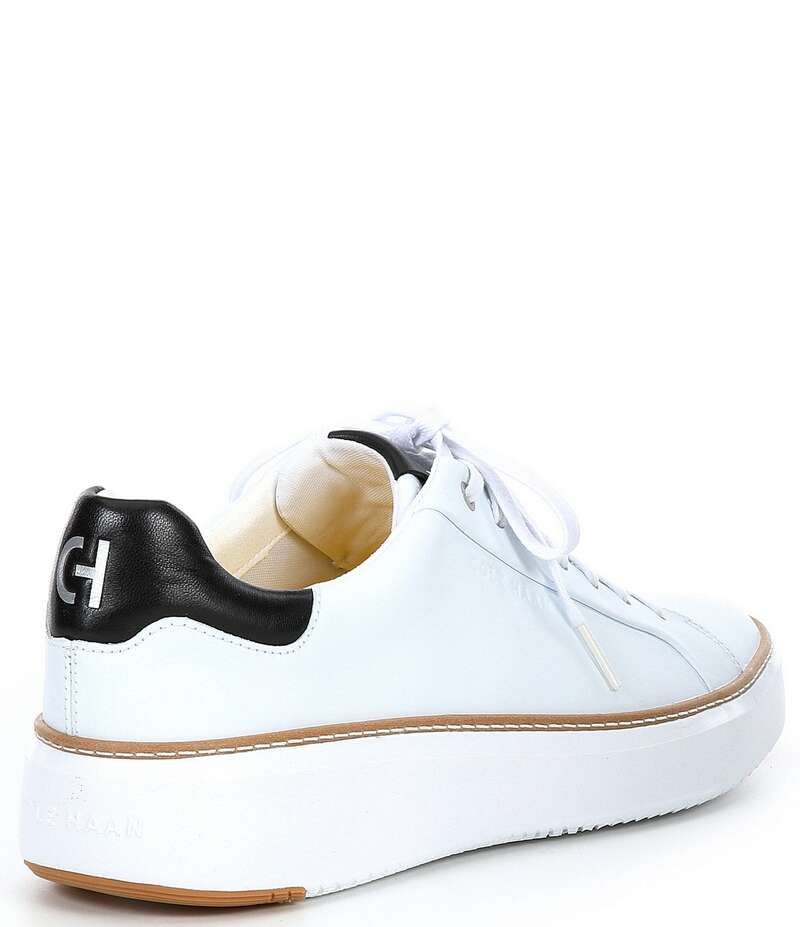 コールハーン メンズ シューズ ドレスシューズ スニーカー レザー Cole Haan Mens GrandPro Topspin Leather Sneakers Optic White ホワイト 36,270円