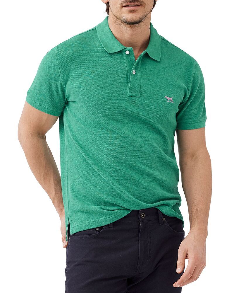 ロッドアンドグン メンズ トップス ポロシャツ スリムフィット Rodd Gunn The Gunn Slim Fit Polo Shirt Emerald エメラルド