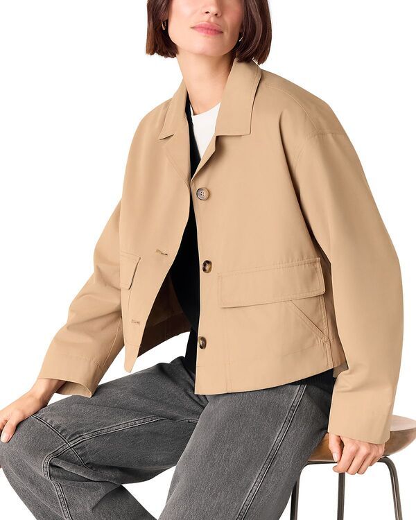 ホイッスルズ レディース アウター コート Whistleshortrench Coat Neutral