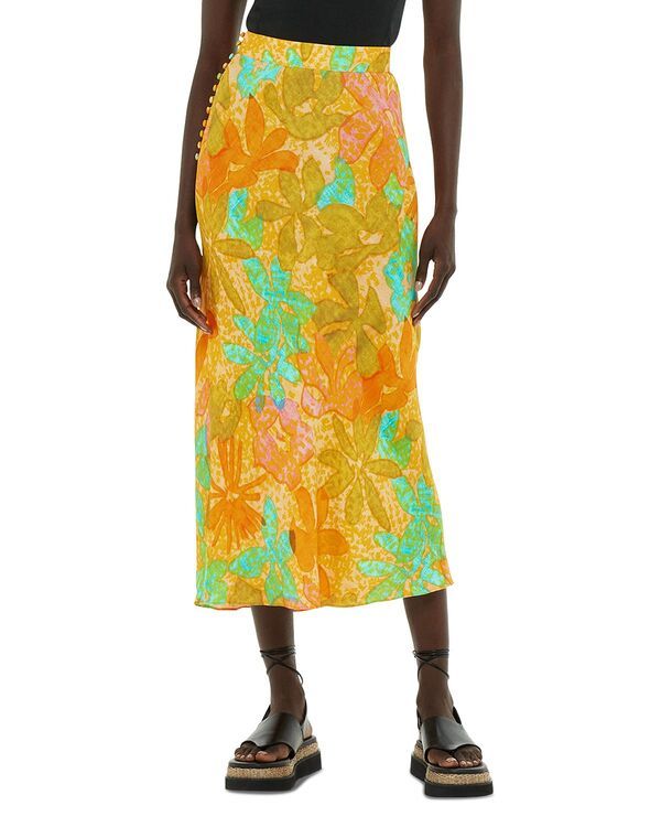 ホイッスルズ レディース ボトムスカート ミディ Whistleside Button Midi Skirt Multicolor マルチカラー