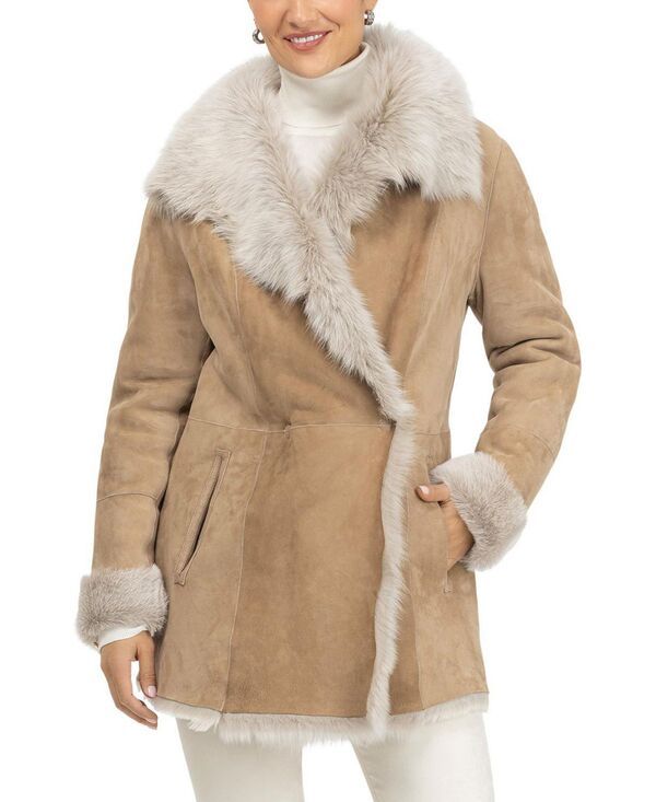 ゴルスキ レディース アウター ジャケット・ブルゾン Gorski Merino Toscana Lamb Jacket Arctic Beige Brisa ベージュ 110,400円