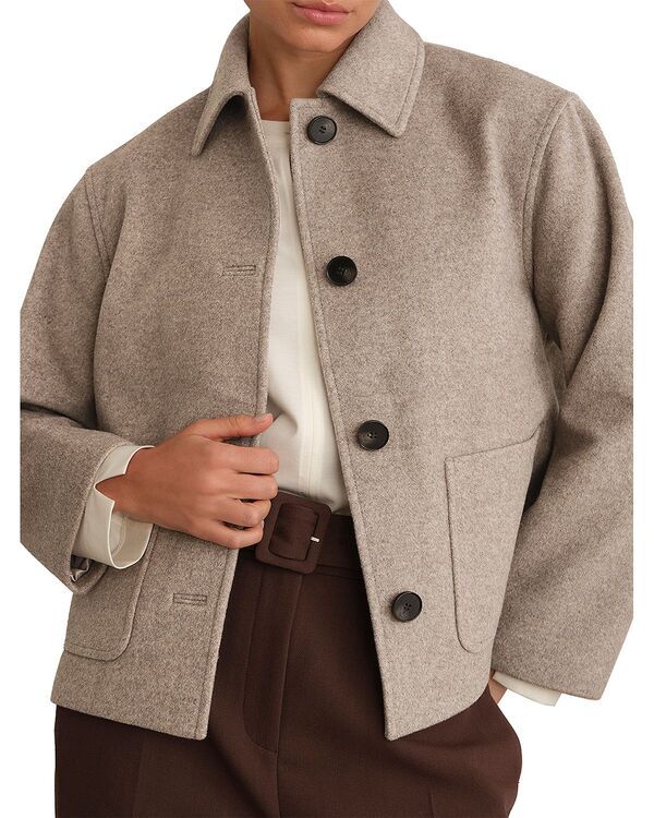 ホッブスロンドン レディース アウター ジャケット・ブルゾン HOBBS LONDON Milly Jacket Stone Grey グレー