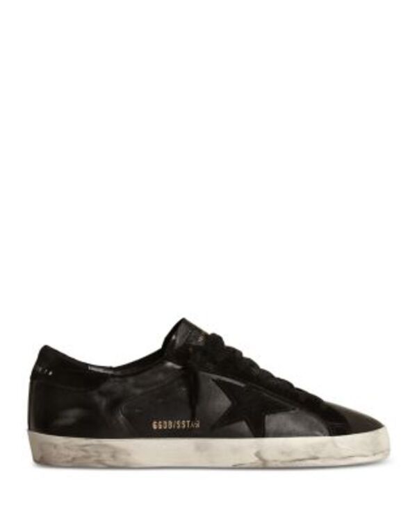 ゴールデングース メンズ シューズ スニーカー レザー Golden Goose Mensuper Star Nappa Leather Sneakers Black ブラック