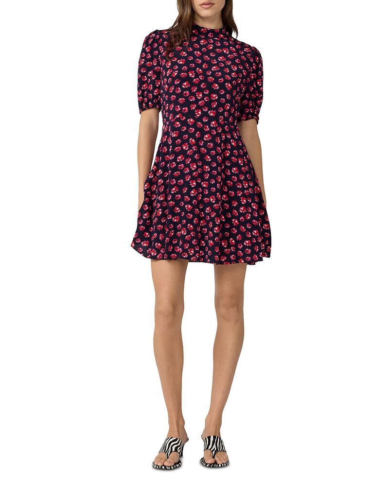 ダイアン フォン ファステンバーグ レディース トップス ワンピース DIANE von FURSTENBERG Dolly Dress Hibiscus Dot Maritime