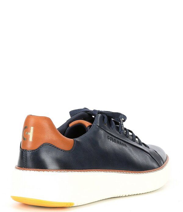 コールハーン メンズ シューズ スニーカー レザー Cole Haan Mens GrandPro Topspin Leather Sneakers Navy Blazer ネイビー 36,270円